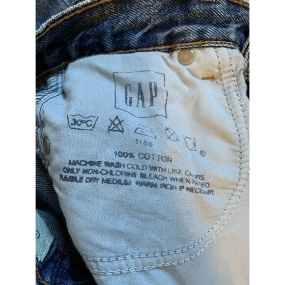 Gap Kids Girls Blue Jeans Easy Fit 7 Slim Medium Wash 5 Pocket EUC - Picture 8 of 11